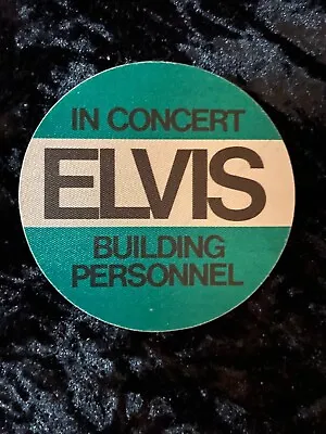 Elvis Presley Green Backstage Pass W/Graceland Archives Cert Of Authenticity • $195