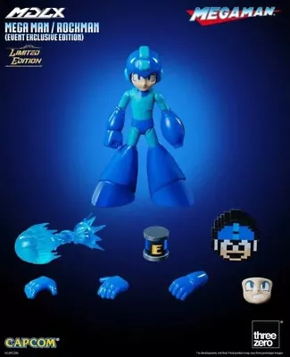 ThreeZero MDLX Mega Man Action Figure PreSale Event Exclusive Edition Sold Out! • $89.97