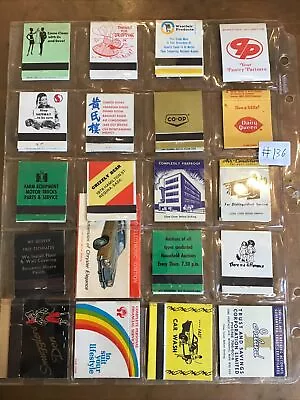 Lot Of 20 Mixed Vintage Saskatchewan SASK. Empty Matchbook Covers  #136 • $7.28