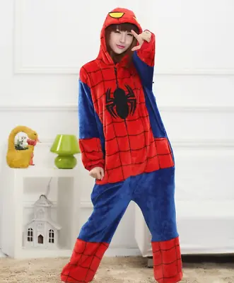 Unisex Adult Pajamas Kigurumi Cosplay Costume Animal Sleepwear Jumpsuit Hot  ` • £32.38