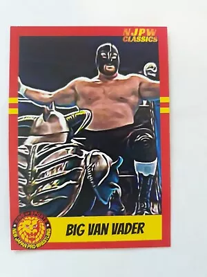 CUSTOM NJPW New Japan Pro Wrestling Trading Card 2021 Big Van Vader #16 • $2
