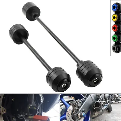 For SUZUKI GSX-S GSXR 600 750 1000 F Front Rear Fork Wheel Slider Axle Protector • $21.21