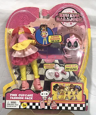 Harajuku Doll Mattel Kuu Kuu Clothes Pink Cupcake Fashion Pack Accessories • $10