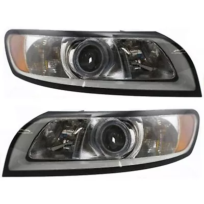 Headlight Set For 2008 2009 2010 2011 Volvo S40 Left And Right With Bulb 2Pc • $312.21