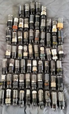 Lot Of 64:  Vintage Untested Vacuum Tubes! • $35