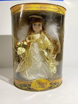 Porcelain Angel Doll Natalie Feather Wings 15” K Mart Exclusive  • $22