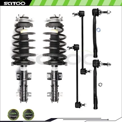 $192.71 • Buy For Volvo V70 S80 S60 Front Struts & Coil Spring Assembly Sway Bar Outer Tierods