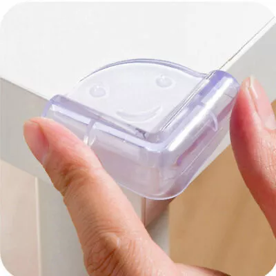 4no Baby Proofing Safe Corners Cushion Glass Desk Table Edge Protector Guard • £5.75