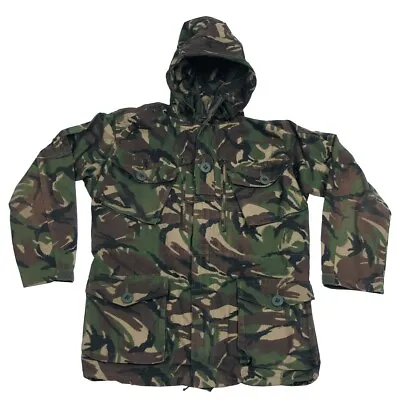 Genuine British Army DPM NATO Camouflage Windproof Hooded Smock Jacket Used • $37.88