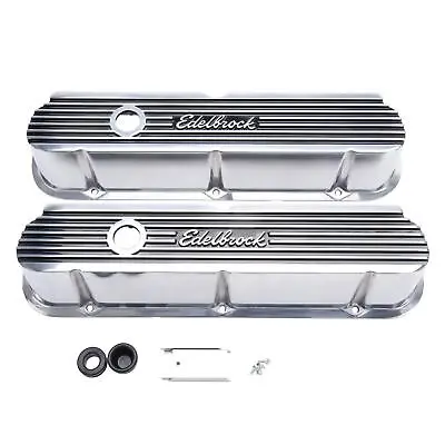 Edelbrock 4264 Elite Series Valve Cover Set Fits Ford 289302351W • $186.95