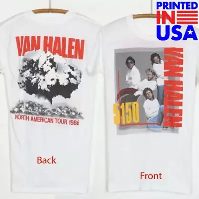 HOT SALE!!! Vintage 1986 Van Halen 5150 North American Tour T-Shirt Unisex S-5XL • $23.99