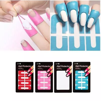 Nail Polish Protector Stickers - Spill-proof Nail Protectors Manicure Tools 10pc • $10.46