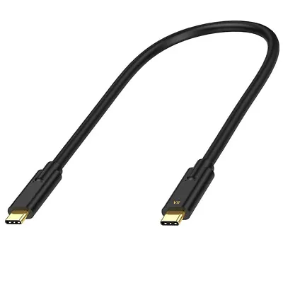 USB C To USB C Short Fast Charging Cable 17cm 100W USB3.1 Gen 2 For Macbook Pro • $8.95