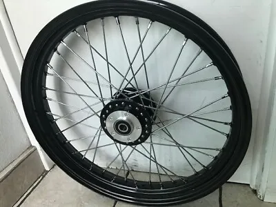 2008 Harley Sportster 1200 NIGHTSTER 21 X 2.15 Black 40 Spoke Front Wheel • $495