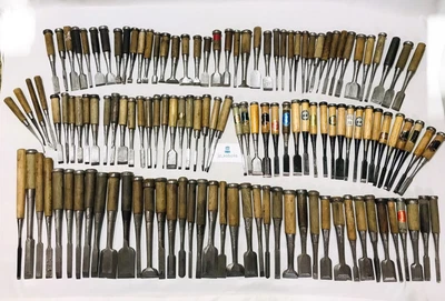 £819.30 • Buy Japanese Chisel Nomi Carpenter Tool Set Of 127 Hand Tool Wood Working #570