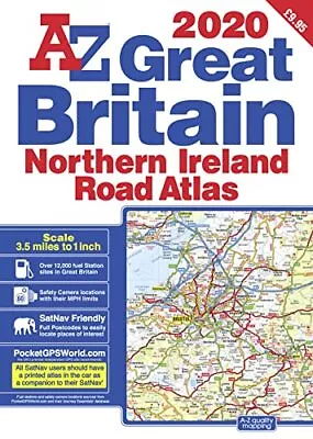 GB Road Atlas 2020 A3 PB Geographers A-Z Map Company L • £7.99