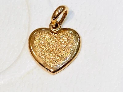 $65 • Buy Authentic Pandora Rose Gold MET Matte Brilliance Heart Pendant Charm 387926
