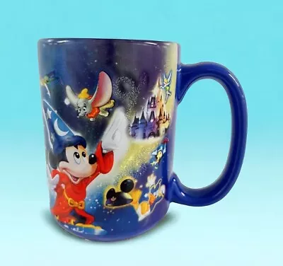 Disney Parks Mickey Mouse 3D Coffee Ceramic Cup Mug Where Magic Lives Blue • $23.80