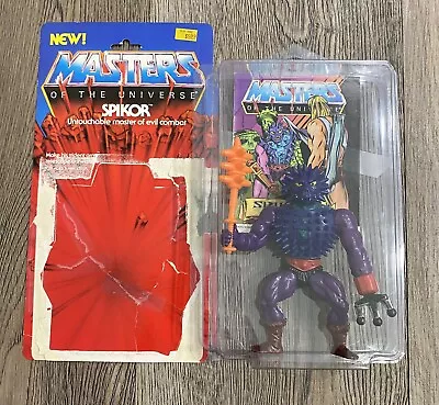 Vintage 1984 Spikor MOTU Masters Of The Universe Complete W/ Comic & Card Back • $25