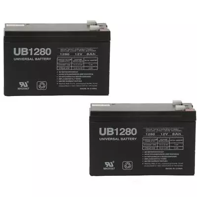 UPG 2 Pack - 12V 8Ah F2 SLA Battery For Bruno SRE-2750 Electra-Ride LT • $46.99