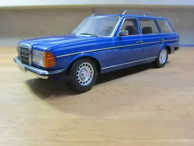 Kk Scale Mercedes Benz 250T Estate 1978-1982 W123 Wagon Blue 1/18 • $158.51