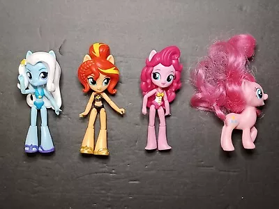My Little Pony Equestria Girl's 5  Minis  Sunset Shimmer Trixie Pinkie Pie • $34.50