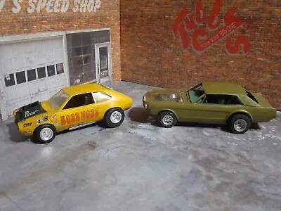 Old Rare Pinto Boss Hoss And Altered Mustang Lot Of Built Drag Cars Clear Hood • $19.99