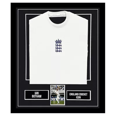 Ian Botham Signed Framed Display Shirt - England Cricket Icon Autograph +COA • £499.99