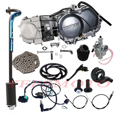 Lifan 125cc Manual Engine Motor For Dirt Bike Honda XR70 CRF50 Honda 50 S90 CL70 • $569.24