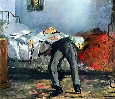 Suicide By Édouard Manet Giclee Fine Art Print Reproduction On Canvas • $49.95