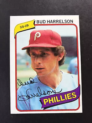 1980 Topps # 566 Bud Harrelson - Philadelphia Phillies - Nm • $1