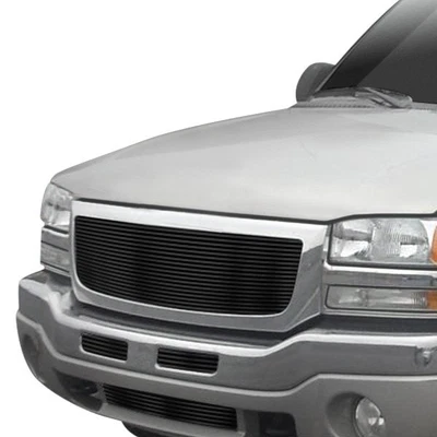 $153 • Buy For GMC Sierra 3500 Classic 07 Main And Bumper Grille Kit 3-Pc Black 8x6 Mm