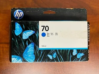 New Hp 70 Hp70  Blue Cartridge C9458a Designjet Z3100 Z3200   • $17.99