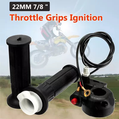 7/8  Twist Throttle 27'' Cable Accelerator Handlebar Grip For ATV Dirt Bike Quad • $12.99