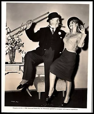 Martha O’Driscoll +  CHARLES COBURN UNIVERSAL PORTRAIT 1945 ORIG PHOTO 553 • $29.99