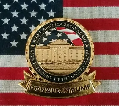 $512.51 • Buy President Donald J. Trump Challenge Coin W/ Cert Of Authenticity