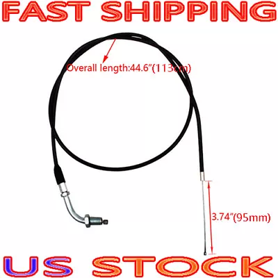 $7.99 • Buy 44.6  Throttle Cable For 125cc 150cc 200cc 250cc Dirt Bike Pit Bike