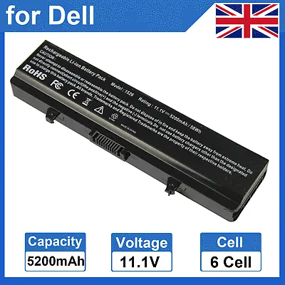 £11.85 • Buy 1525 Battery For Dell Inspiron 1526 1545 1546 14 1440 17 1750 GW240 451-10478