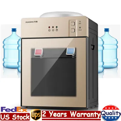 5 Gallon Table Top Loading Electric Hot＆Cold Water Cooler Dispenser Home Office • $45.12