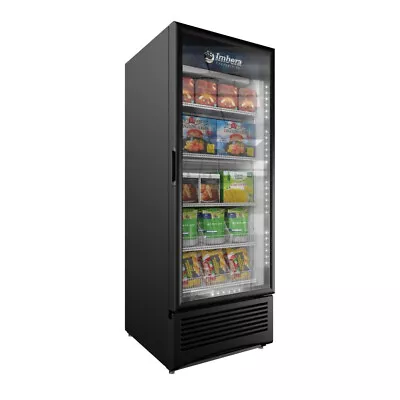 Omcan USA 41221 30  One Section Glass Door Freezer Merchandiser In Black 23 ... • $6241.99