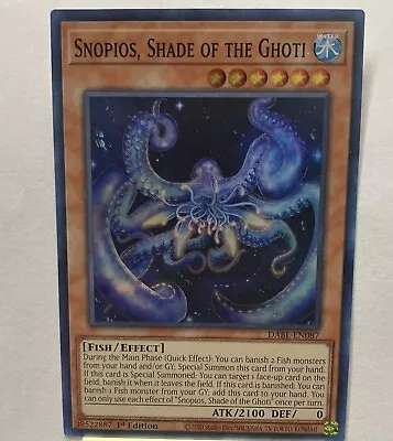 Snopios Shade Of The Ghoti Super Rare DABL-EN087 (Near Mint 1st Edition) • $0.99