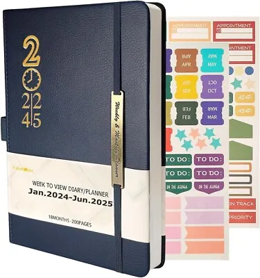 Diary 2023-2024 - 18 Month Mid Year Diary From Jul. 2023 To Dec.2024 A5 Week To • £13.11