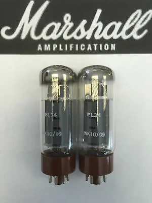 El34 Marshall Original Spare Valve/tube Matched Pair (2pcs) • £55