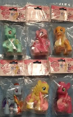 2013 My Little Pony Friendship Is Magic Character 3  Figurine Toy Lot Of 6 NOS  • $59.95