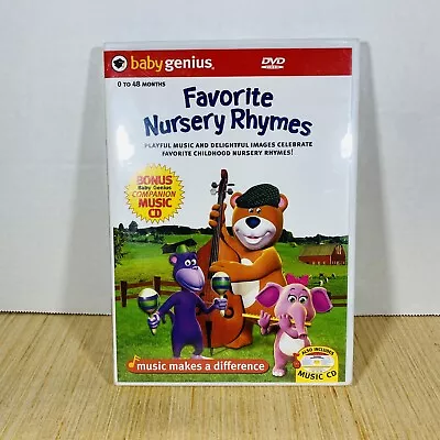 Baby Genius - Favorite Nursery Rhymes (DVD 2010) New Sealed • $9.99