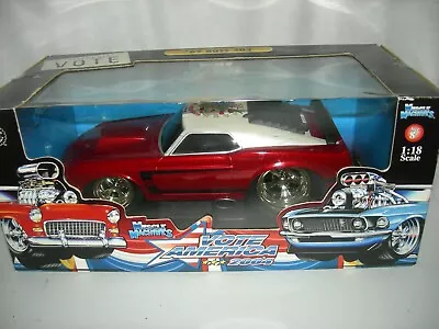 1969 Boss 302 Mustang Red Vote America. New In Box 1:18 Scale  Musc. Mach. • $109.99