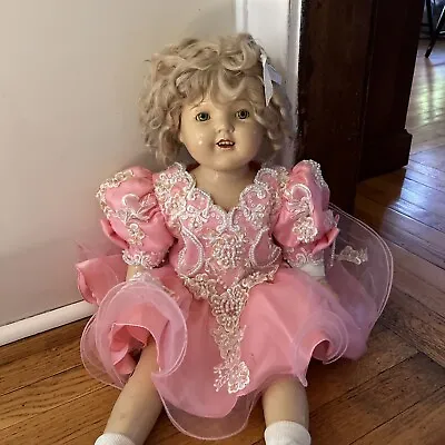 Vintage 24” Composition Shirley Temple  Clone Doll Sc14 • $99