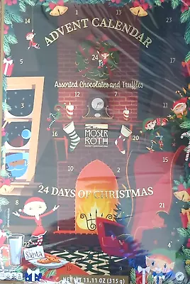 Moser Roth German 24 Days Of Christmas Nutcracker Chocolates And Truffles Advent • $18.99