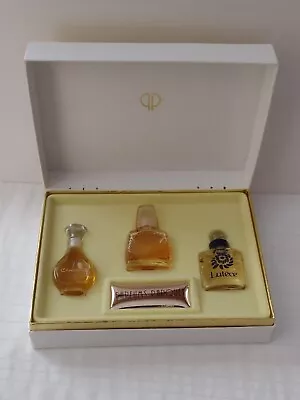 Vintage Parfums Parquet Miniature Perfumes Chantilly Presence Lutece Set New Nib • $32.99