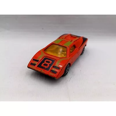 Vintage Matchbox Superfast No. 28 Lamborghini Countach Orange Die Cast • $8.99